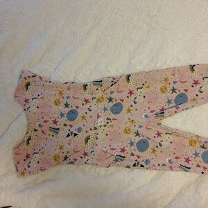 Pink Unicorn Space Kids Dot Dot Smile Jumpsuit